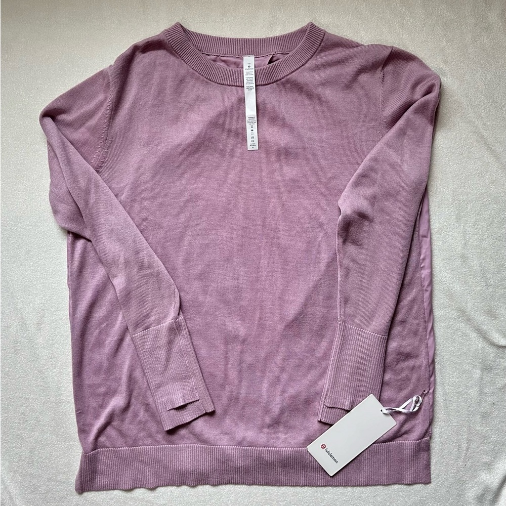 Lululemon Purple Still At Ease Pullover size 10